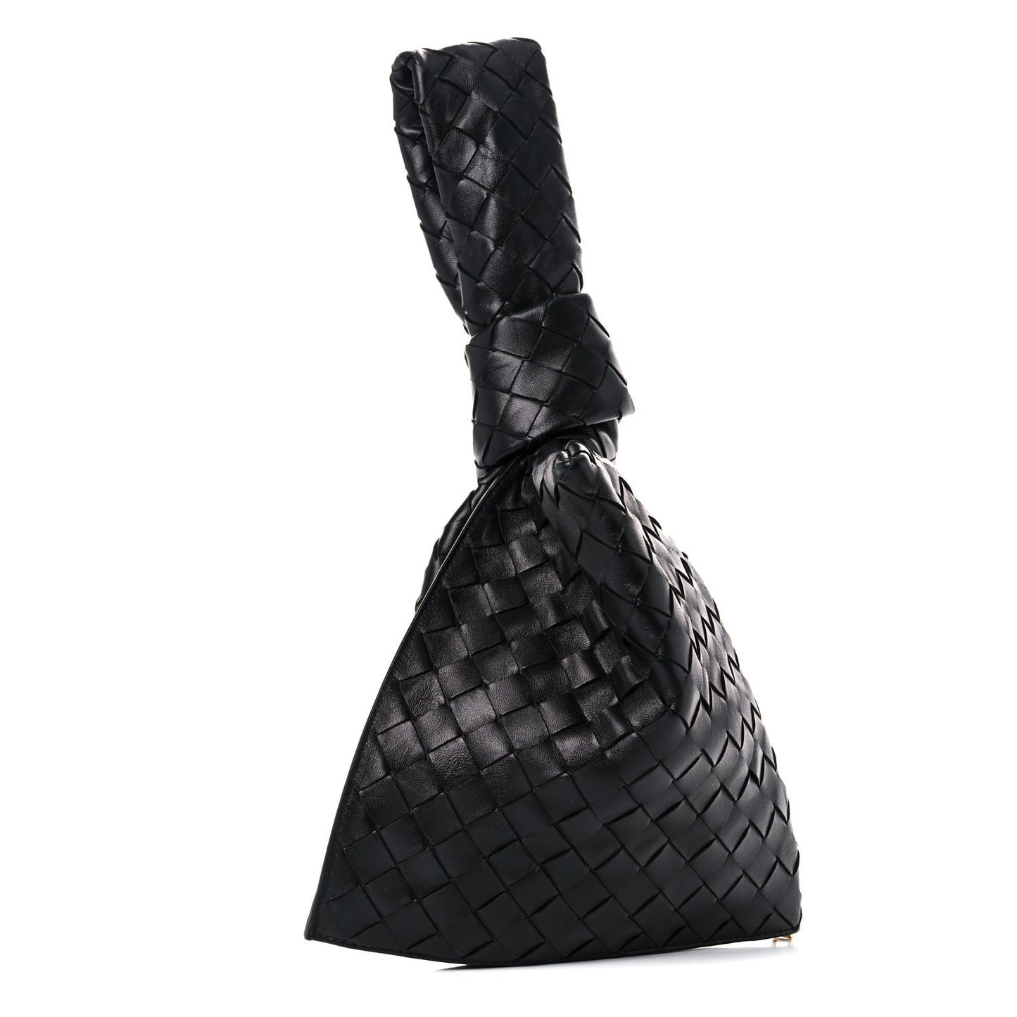 Nappa Intrecciato Mini BV Twist Black
