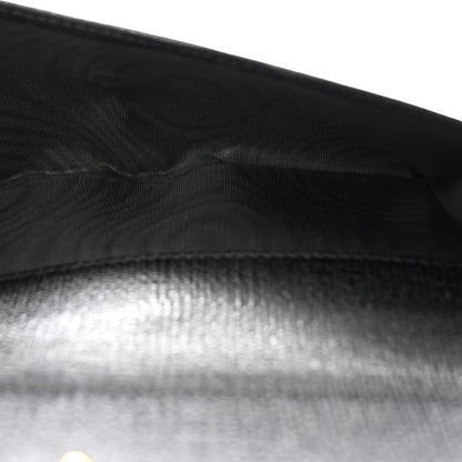 Saint Laurent Textured Calfskin Y Ligne Clutch Black 6 of 10