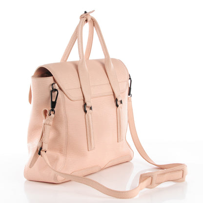 3.1 Phillip Lim 3.1 Textured Calfskin Large Pashli Satchel Blush 3 of 9