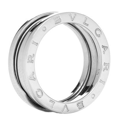 Bulgari 18K White Gold B.Zero1 Three-Band Ring 55 7.25 4 of 5