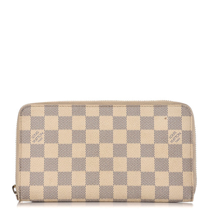 Louis Vuitton Damier Azur Zippy Organizer Wallet 1 of 11