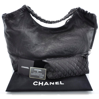Chanel Calfskin Coco Cabas Black 3 of 9