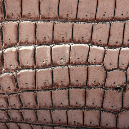 Givenchy Calfskin Crocodile Embossed Medium Pandora Taupe 13 of 20