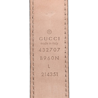 Gucci Calfskin Double G 20mm Kids Belt L Black 3 of 4