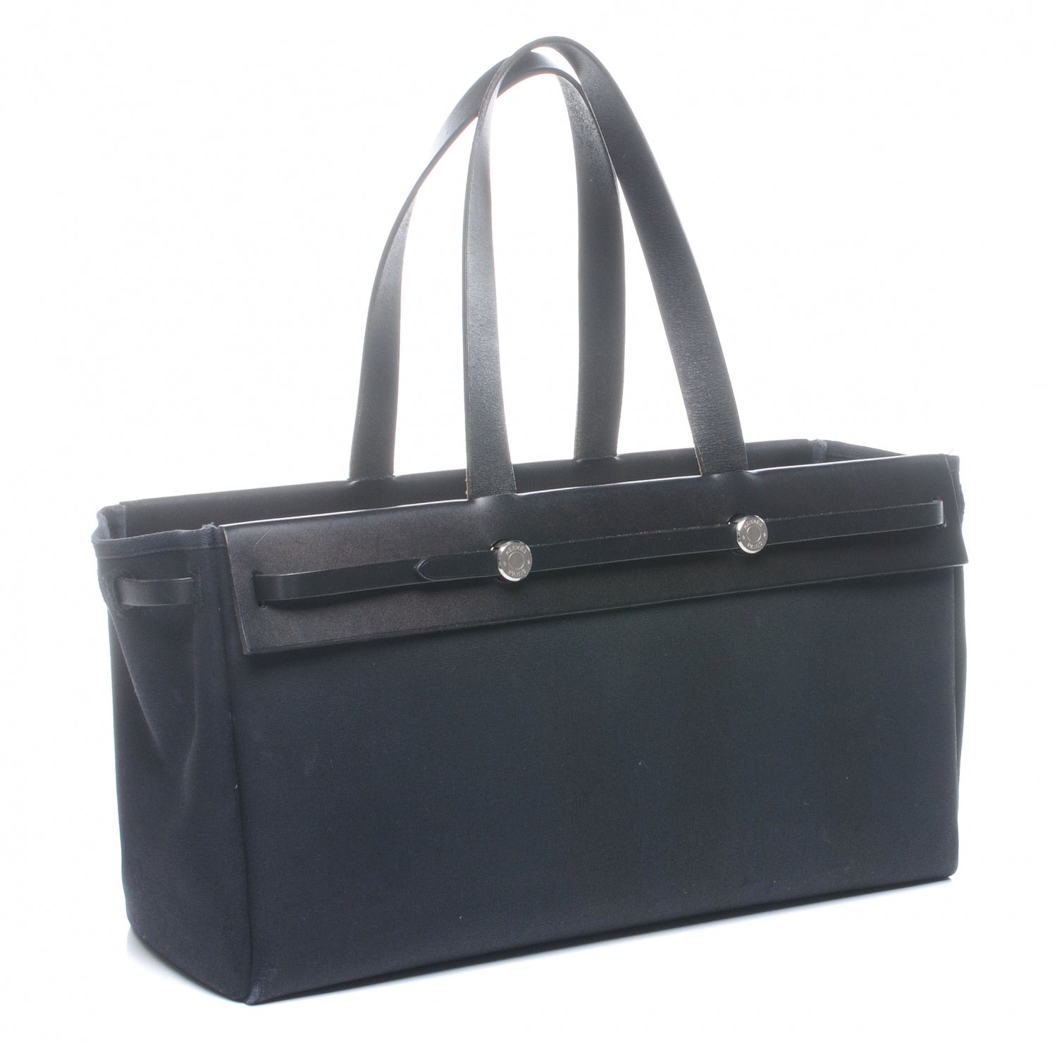 Hermes Toile Herbag Cabas Black 3 of 9