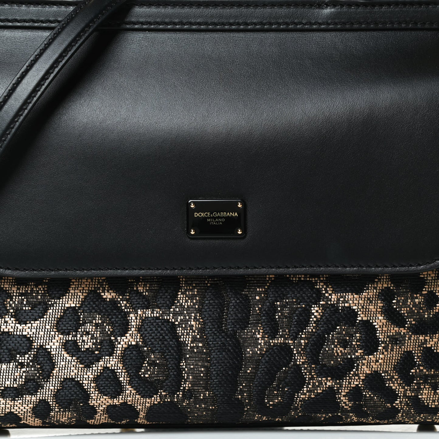 Calfskin Leopard Print Raffia Medium Sicily 58 Satchel Black Multicolor
