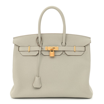 Hermes Togo Birkin 35 Gris Perle 1 of 9