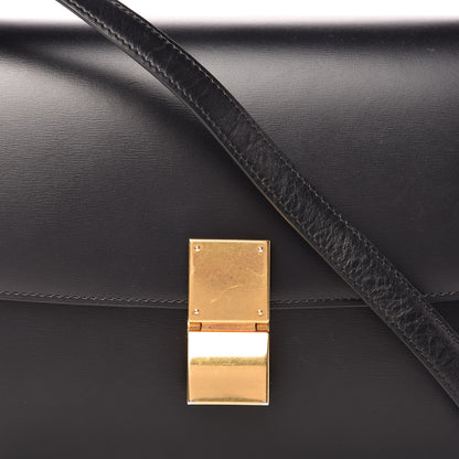 Celine Box Calfskin Medium Classic Box Flap Bag Black 10 of 10