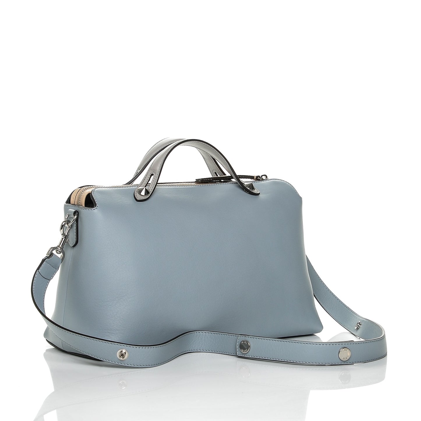 Vitello Dolce 4 Color Large By The Way Boston Bag Polvere Multicolor
