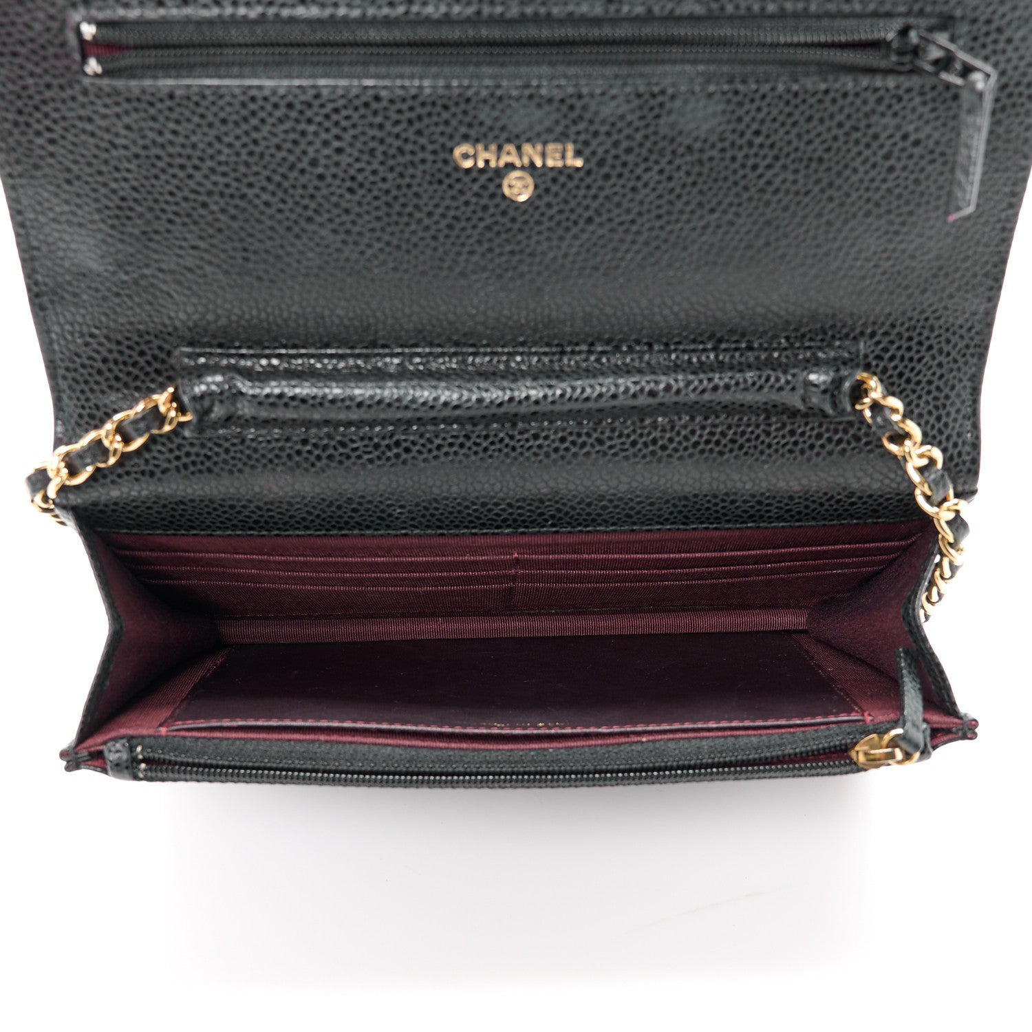 Chanel Caviar Quilted Wallet on Chain WOC Black 5 of 11
