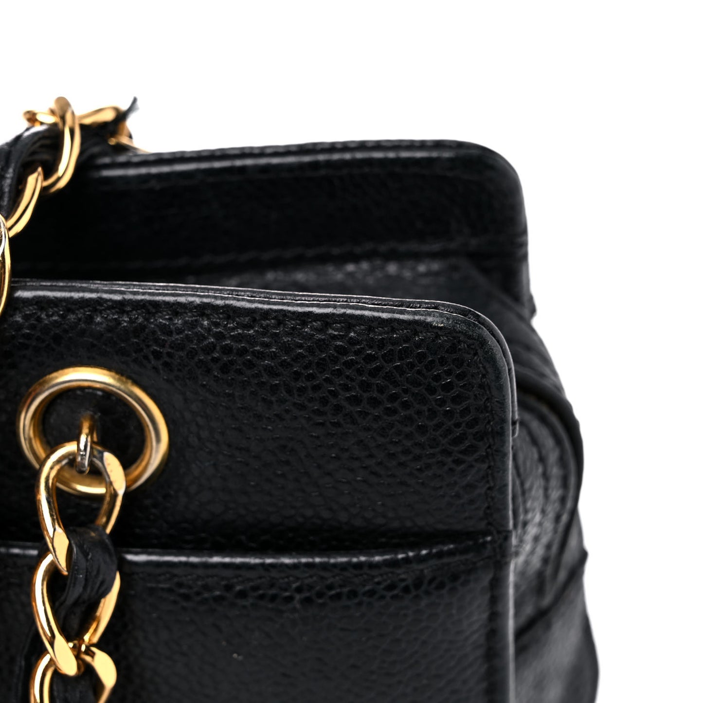 Caviar Shoulder Bag Black