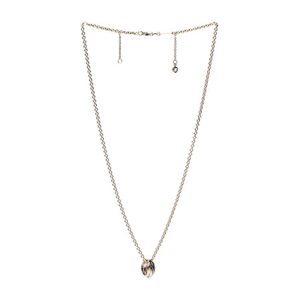 Cartier 18K Pink Yellow White Gold Baby Trinity Pendant Necklace 3 of 9