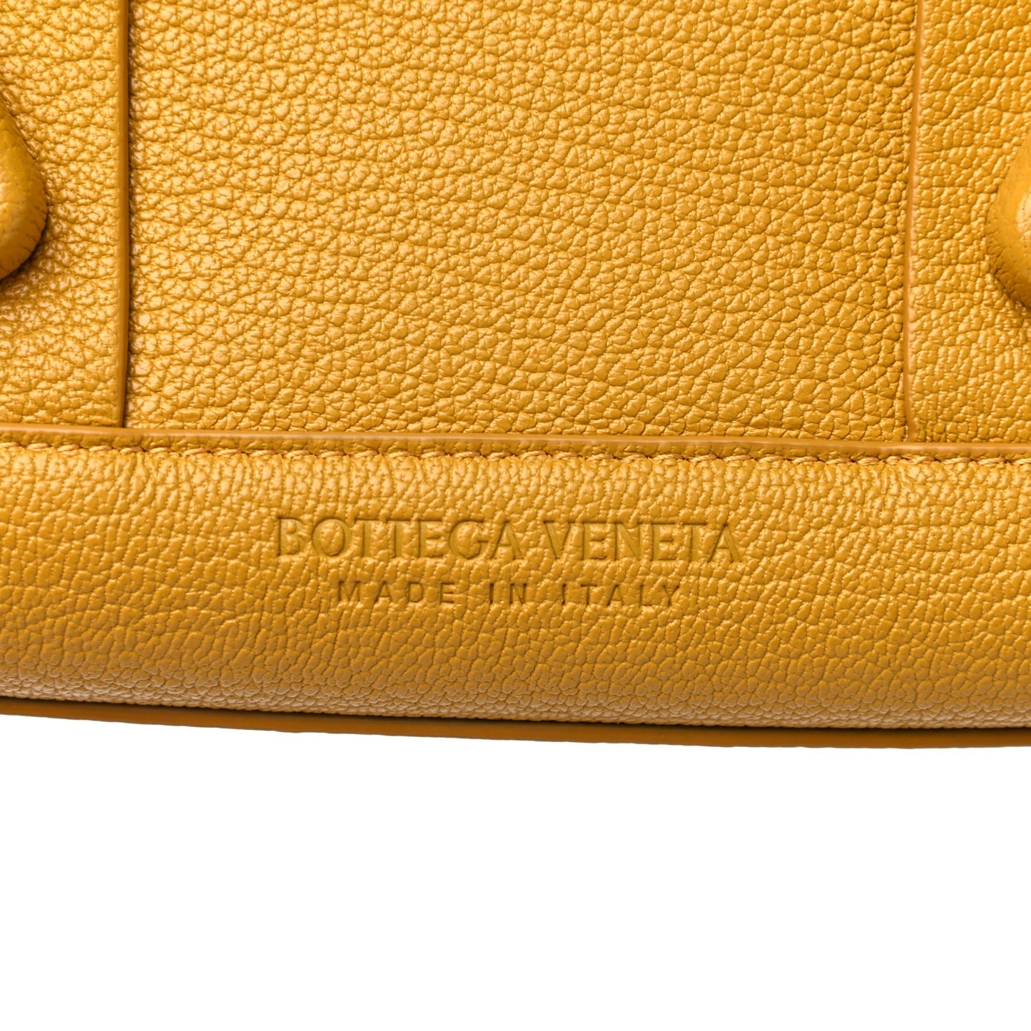 Grained Calfskin Maxi Intrecciato Arco 33 Yellow