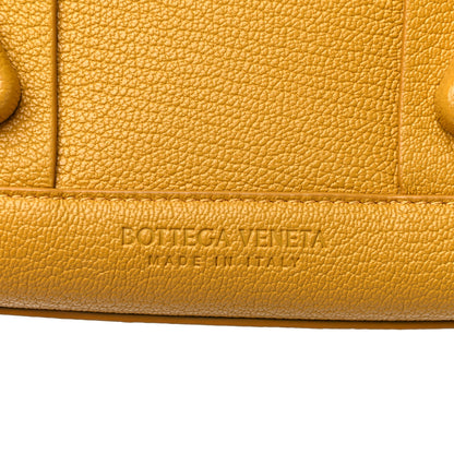 Bottega Veneta Grained Calfskin Maxi Intrecciato Arco 33 Yellow 7 of 10