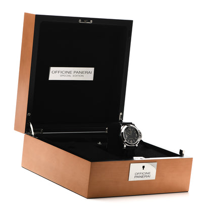 Panerai Stainless Steel Rubber 44mm Luminor Marina Abu Dhabi Edition Manual Winding Watch Black PAM00543 6 of 6