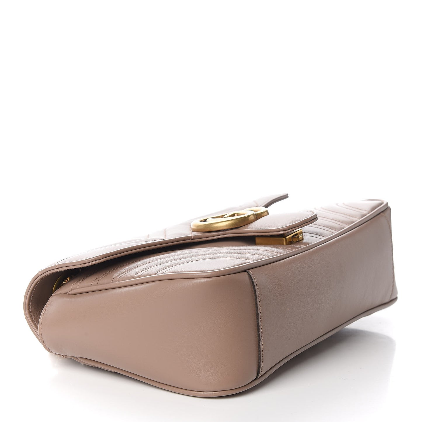 Calfskin Matelasse Small GG Marmont Shoulder Bag Porcelain Rose
