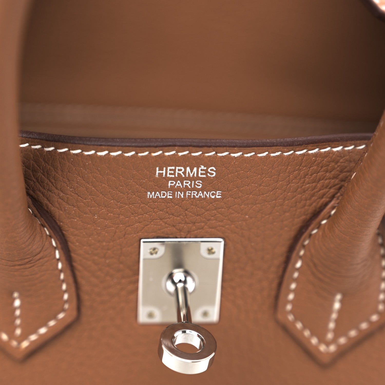 Hermes Togo Birkin 25 Gold 6 of 13