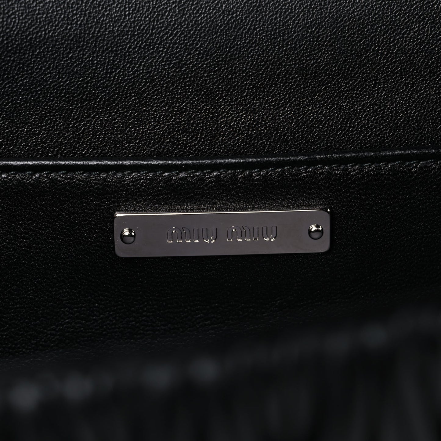 Nappa Matelasse Top Handle Chain Crossbody Black
