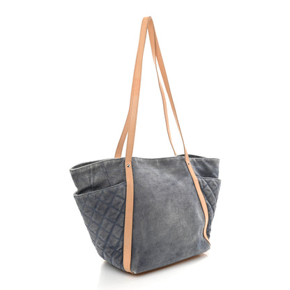 Chanel Denim CC Flower Tote Blue 3 of 20