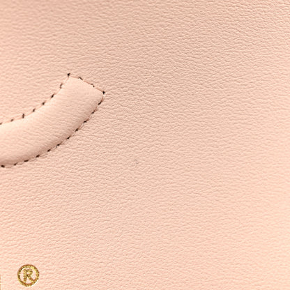 Chanel Caviar Quilted Medium Double Flap Light Beige 10 of 13