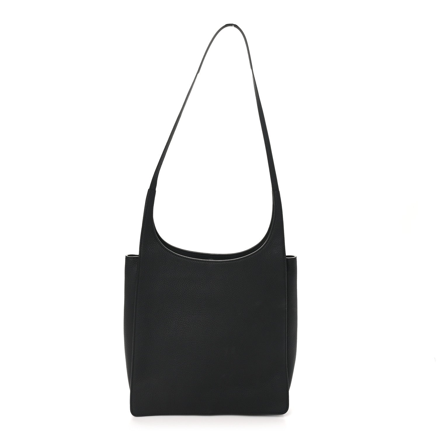 The Row Grained Calfskin Jules Bag Black 1 of 9
