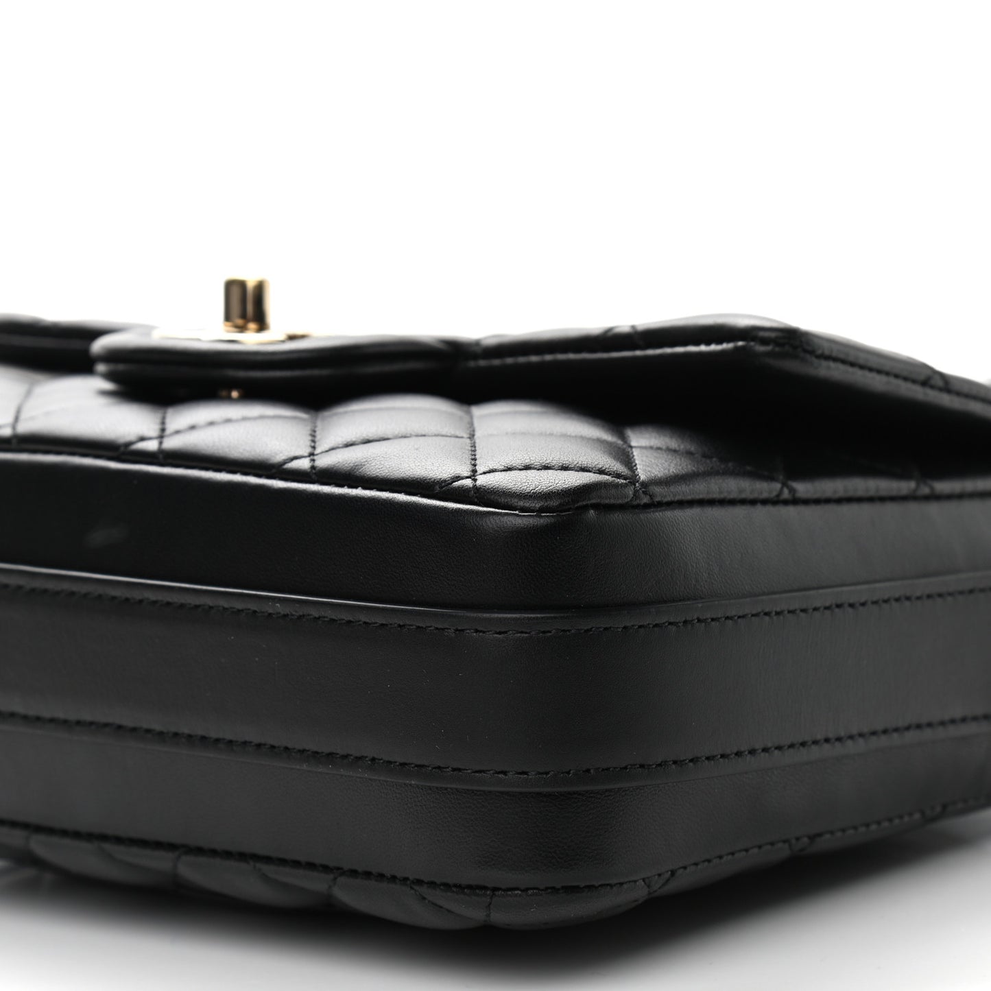 Calfskin Quilted Bolero De Chanel Flap Bag Black
