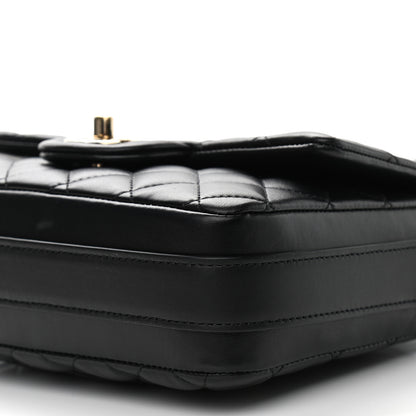 Chanel Calfskin Quilted Bolero De Chanel Flap Bag Black 9 of 9