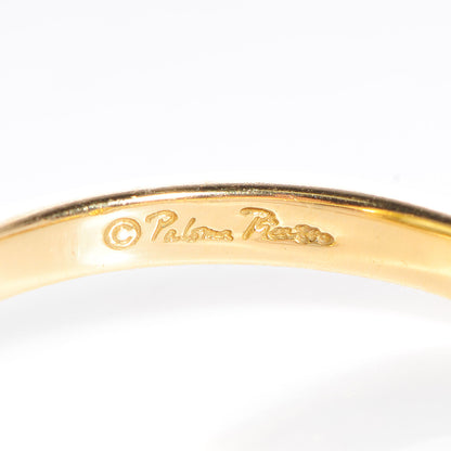 Tiffany Paloma Picasso 18k Yellow Gold Large 12mm Yellow Quartz Sugar Stacks Ring Size 6 4 of 5