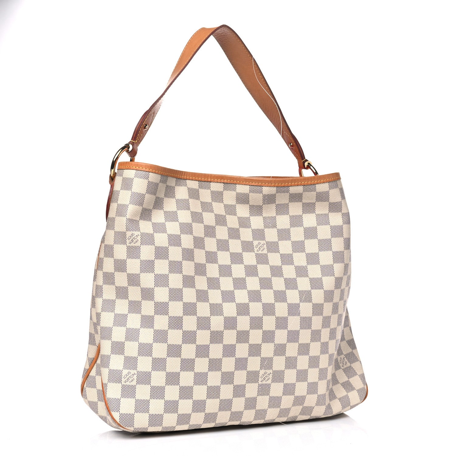 Louis Vuitton Damier Azur Delightful MM Pink 2 of 15