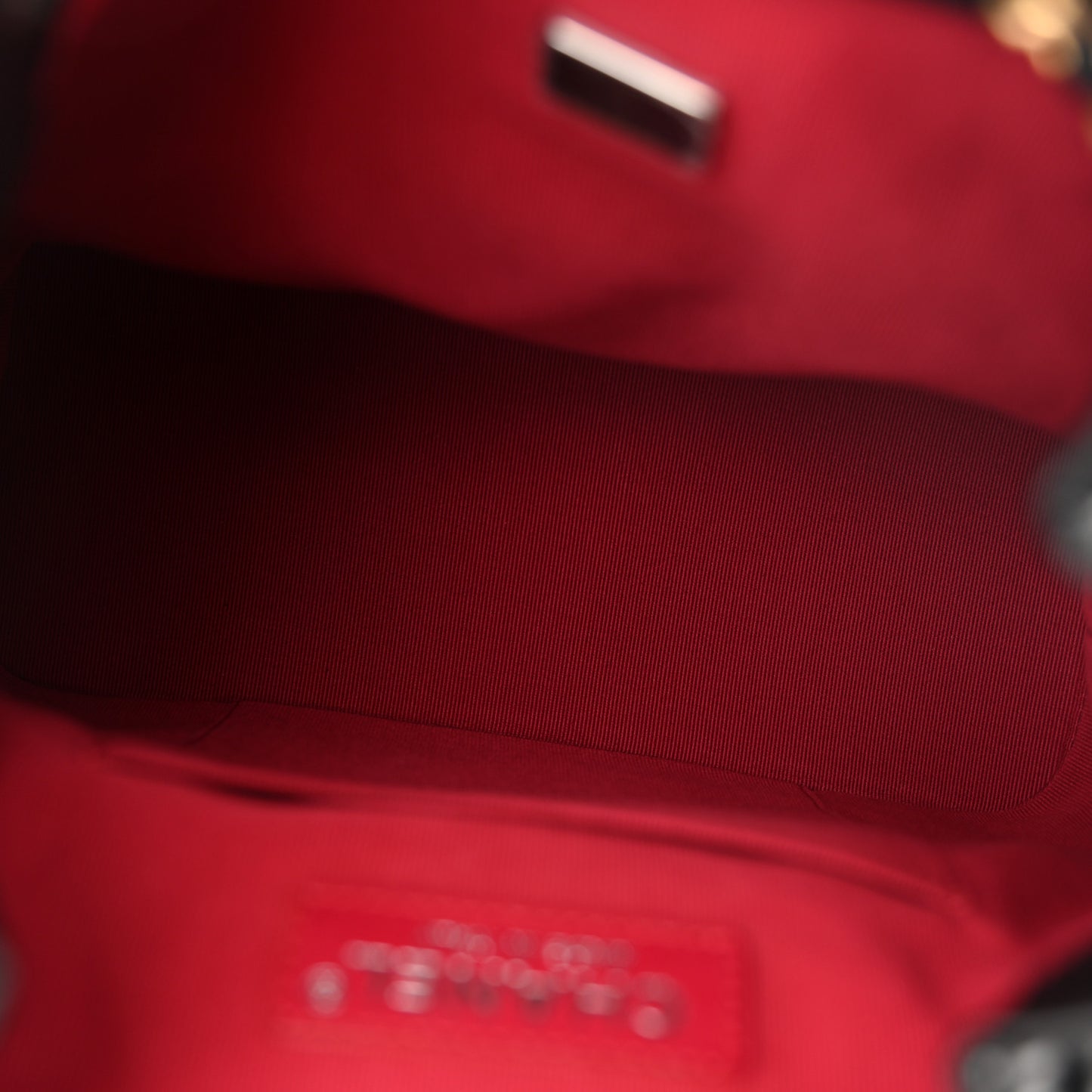 Aged Calfskin Quilted Small Gabrielle Backpack Black