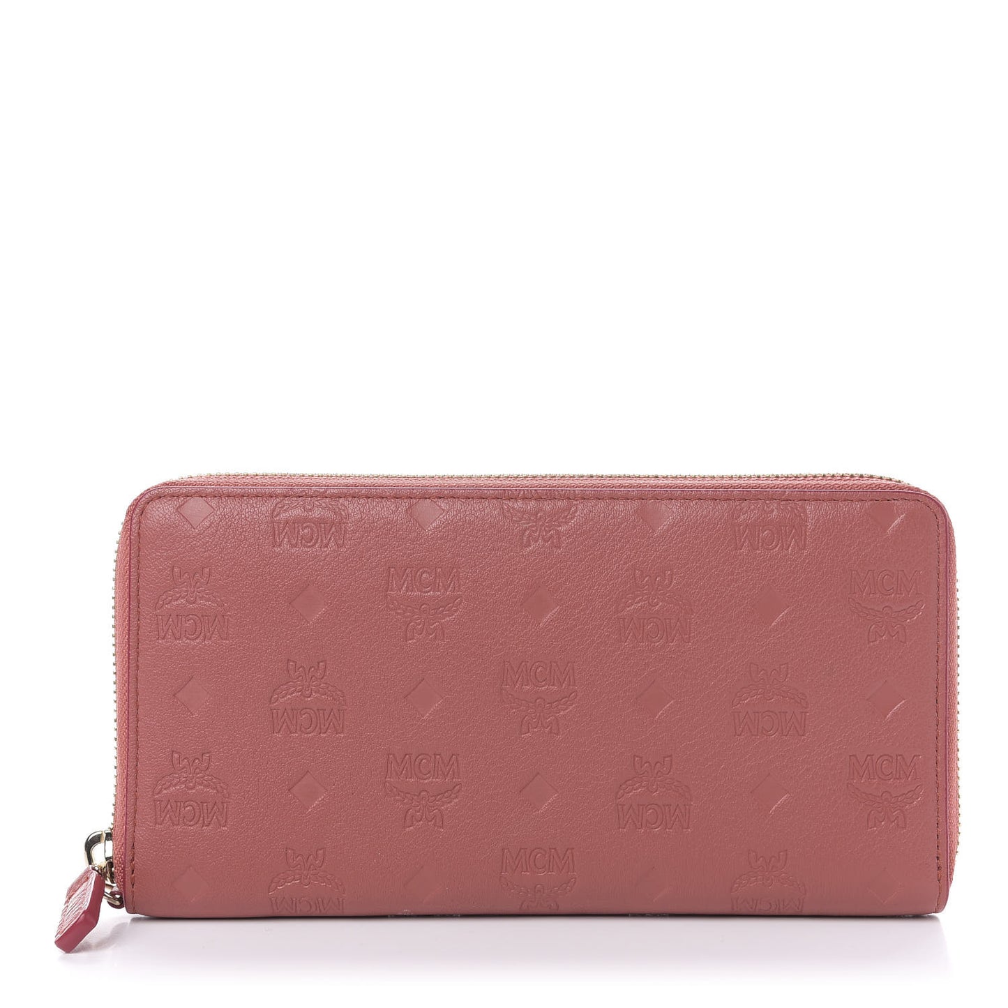 Calfskin Ottomar Monogram Klara Zip Wallet Cocoa