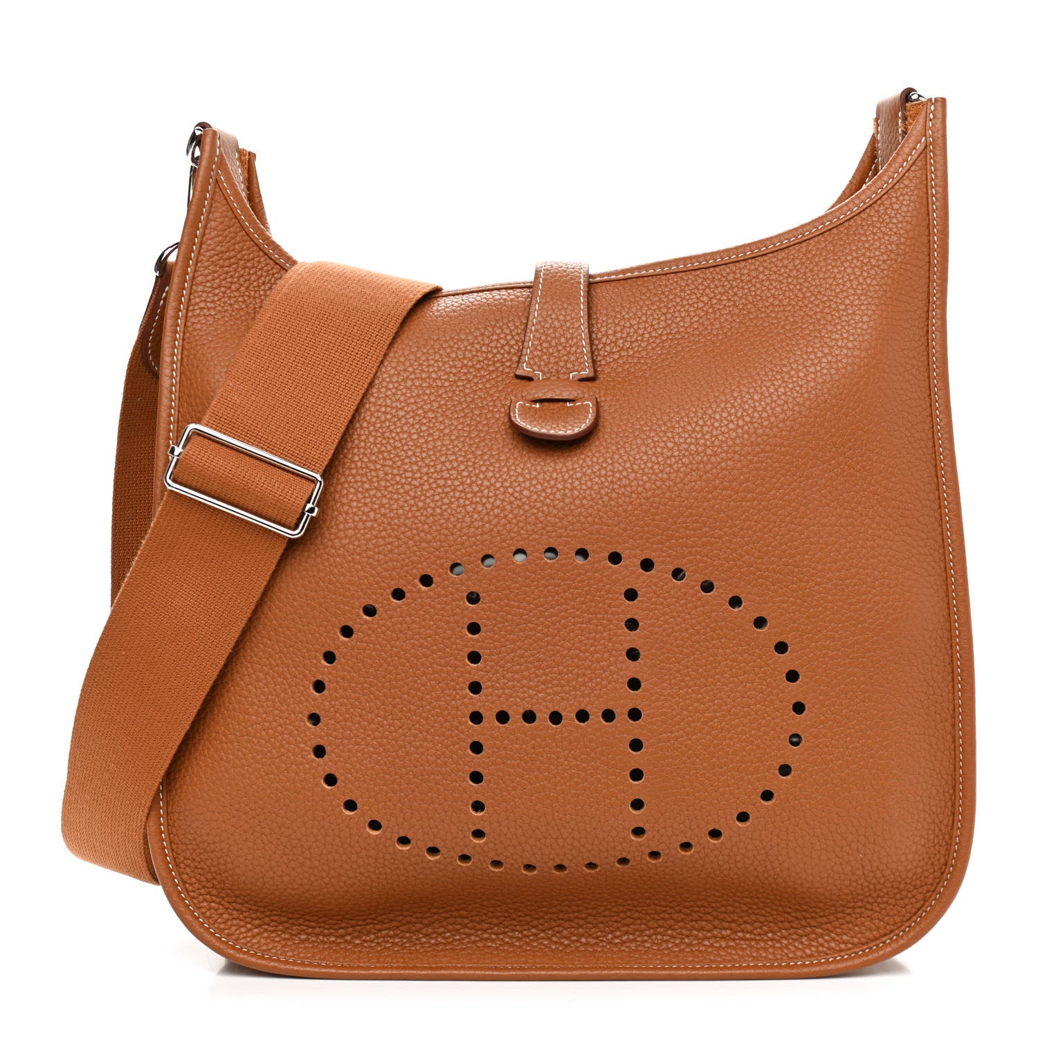 Hermes Taurillon Clemence Evelyne III GM Gold 1 of 10