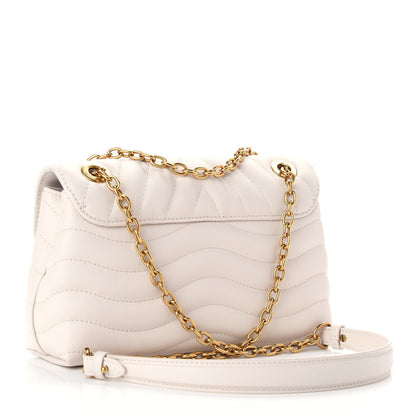 Louis Vuitton Calfskin LV New Wave Chain Bag Ivory 3 of 8