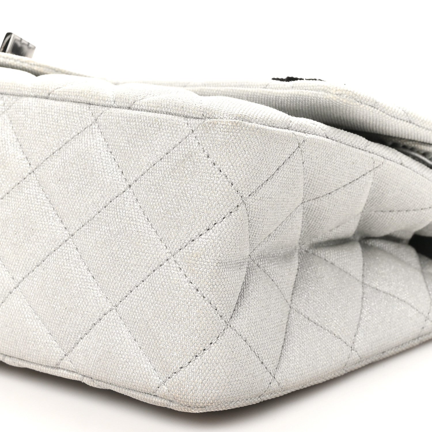 Chanel Metallic Canvas Space Charms 2.55 Reissue 226 Flap Silver 10 of 12