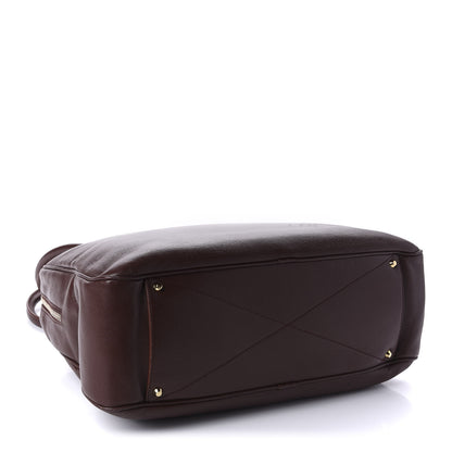 Marc Jacobs Lambskin Prince Georgie Flight Tote Chestnut 4 of 10