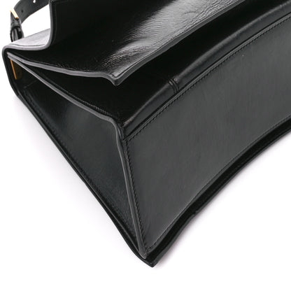 Balenciaga Paper Calfskin Large Crush Sling Bag Black 10 of 14