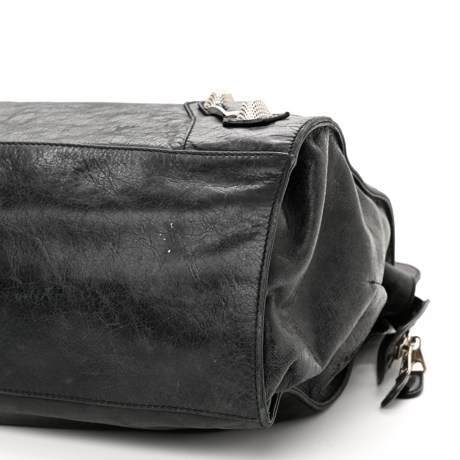 Balenciaga Agneau Giant 21 Silver Hardware Folder Black 11 of 16