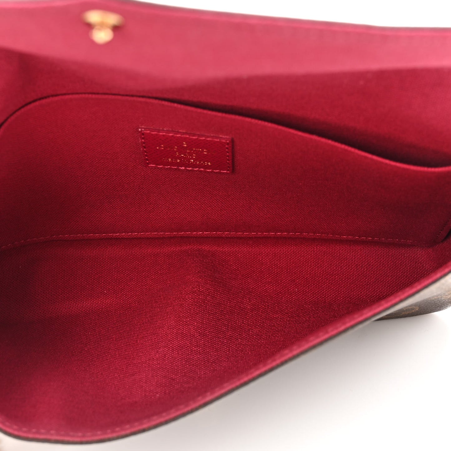 Monogram Pochette Felicie Chain Wallet Fuchsia