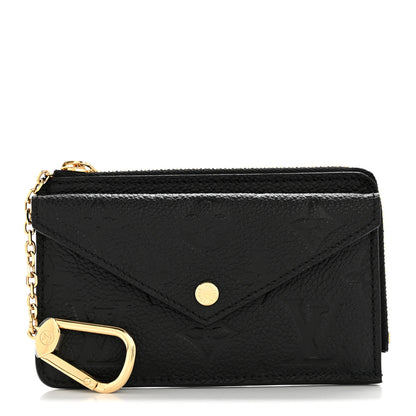 Louis Vuitton Empreinte Recto Verso Card Holder Black 1 of 7