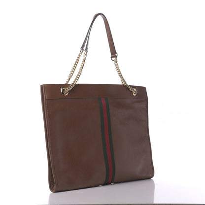 Gucci Calfskin Large Rajah Chain Tote Cuir 3 of 10