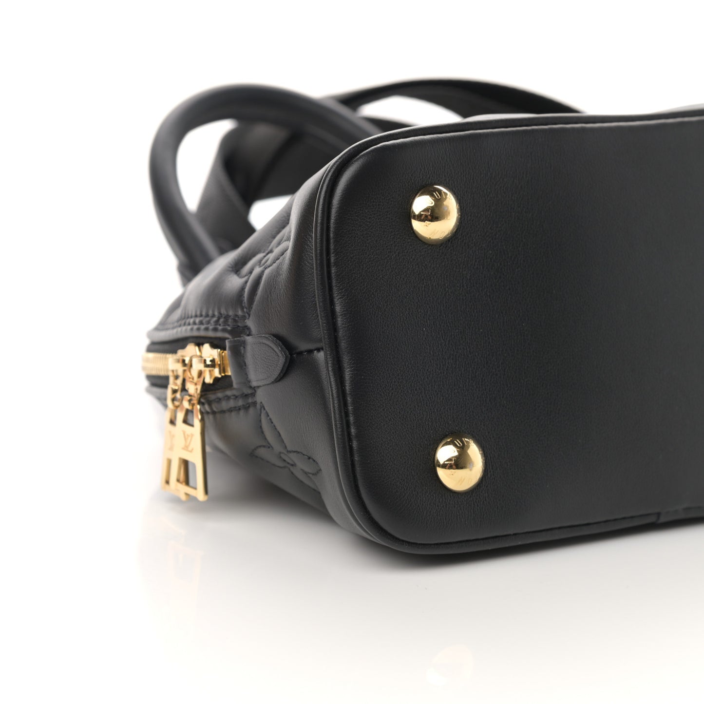 Calfskin Bubblegram Alma BB Black