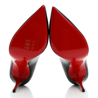 Christian Louboutin Shiny Nappa Pigalle Follies 100 Pumps 38.5 Black 5 of 8