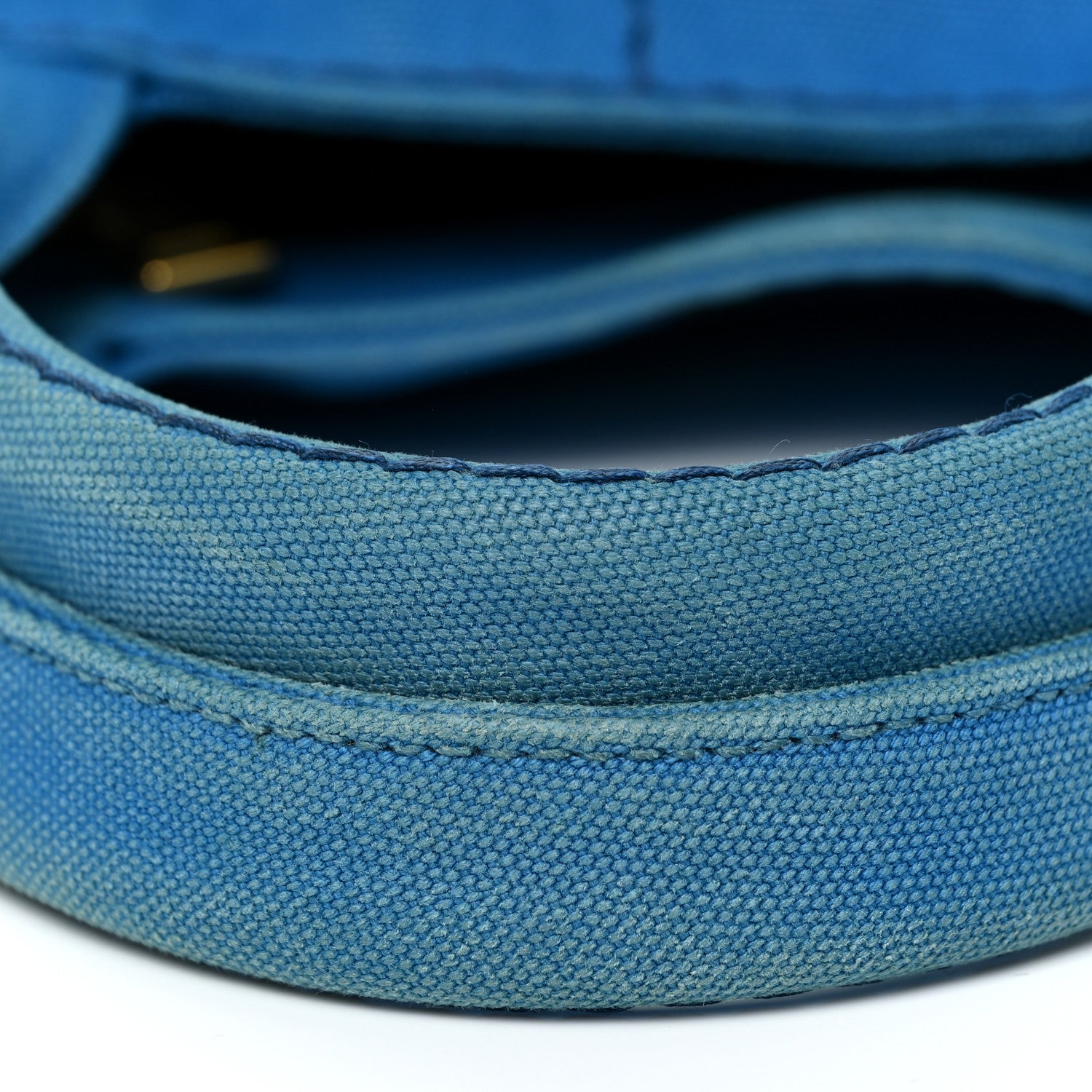 Prada Canapa Logo Tote Azzurro 16 of 17