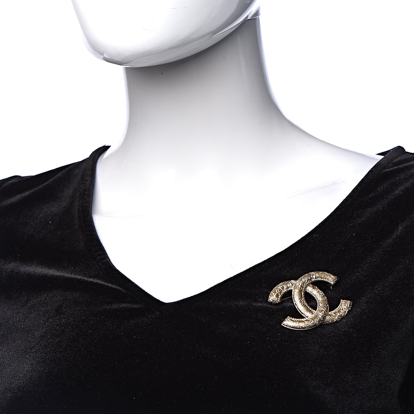 CC Small Brooch Light Gold