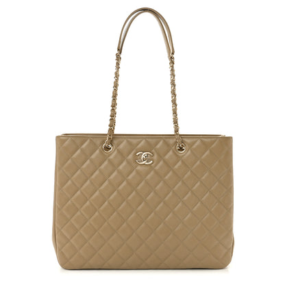Chanel Caviar Quilted Large Shopping Tote Beige 1 of 11