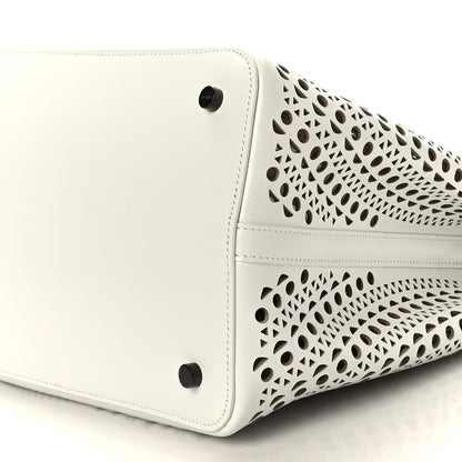 Alaia Calfskin Vienne Mina 32 Bag White 9 of 9