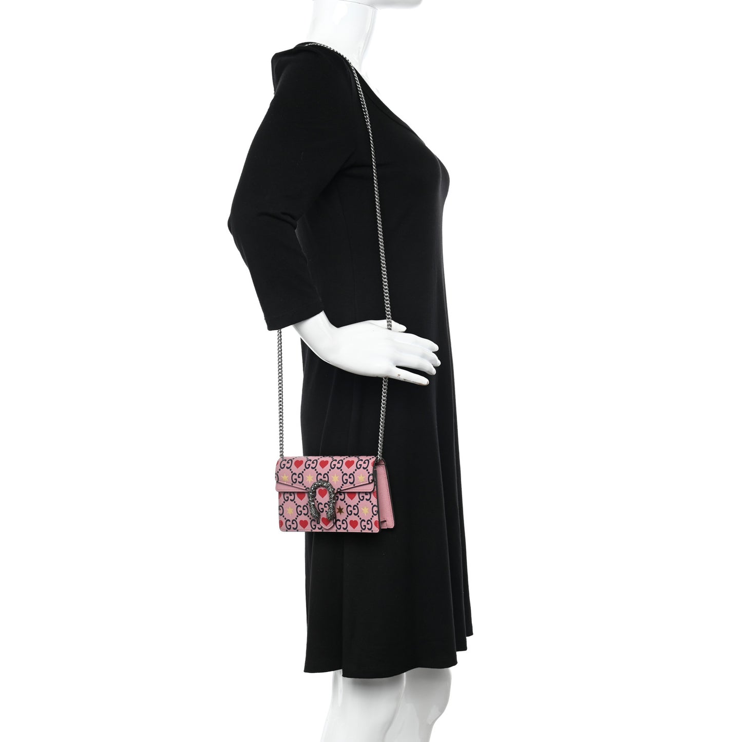 Calfskin Valentine's Day Exclusive Super Mini Dionysus Shoulder Bag