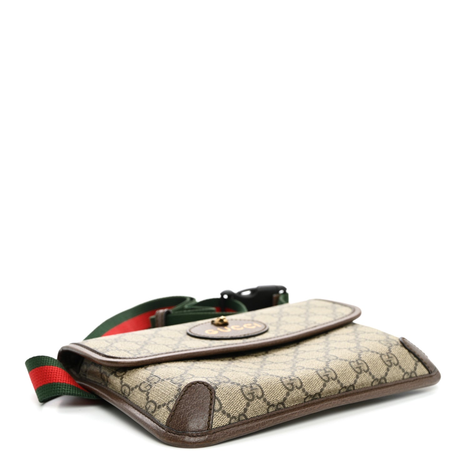 Gucci GG Supreme Monogram Neo Vintage Web Belt Bag Brown 3 of 9
