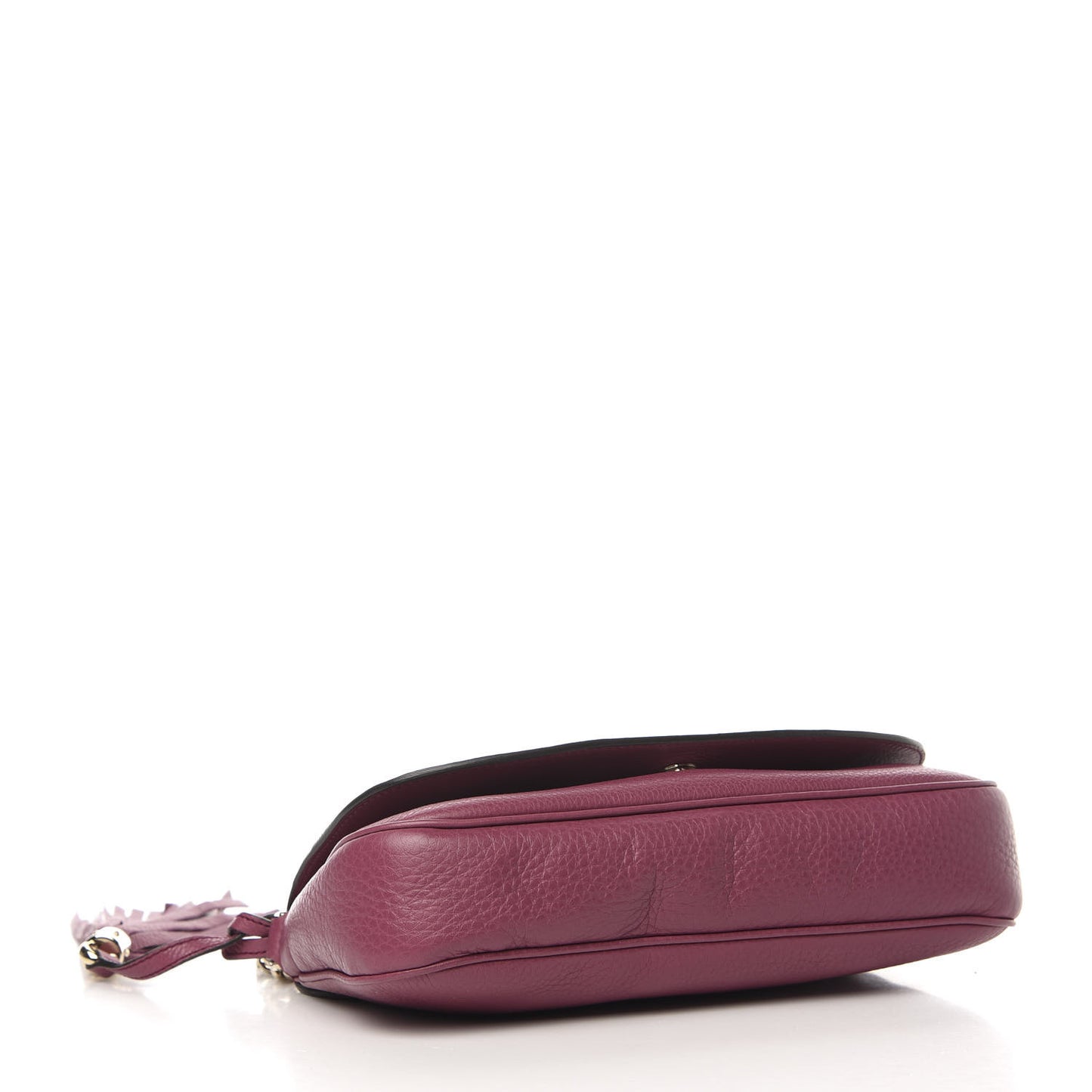 Pebbled Calfskin Medium Soho Flap Crossbody Peonia Flower
