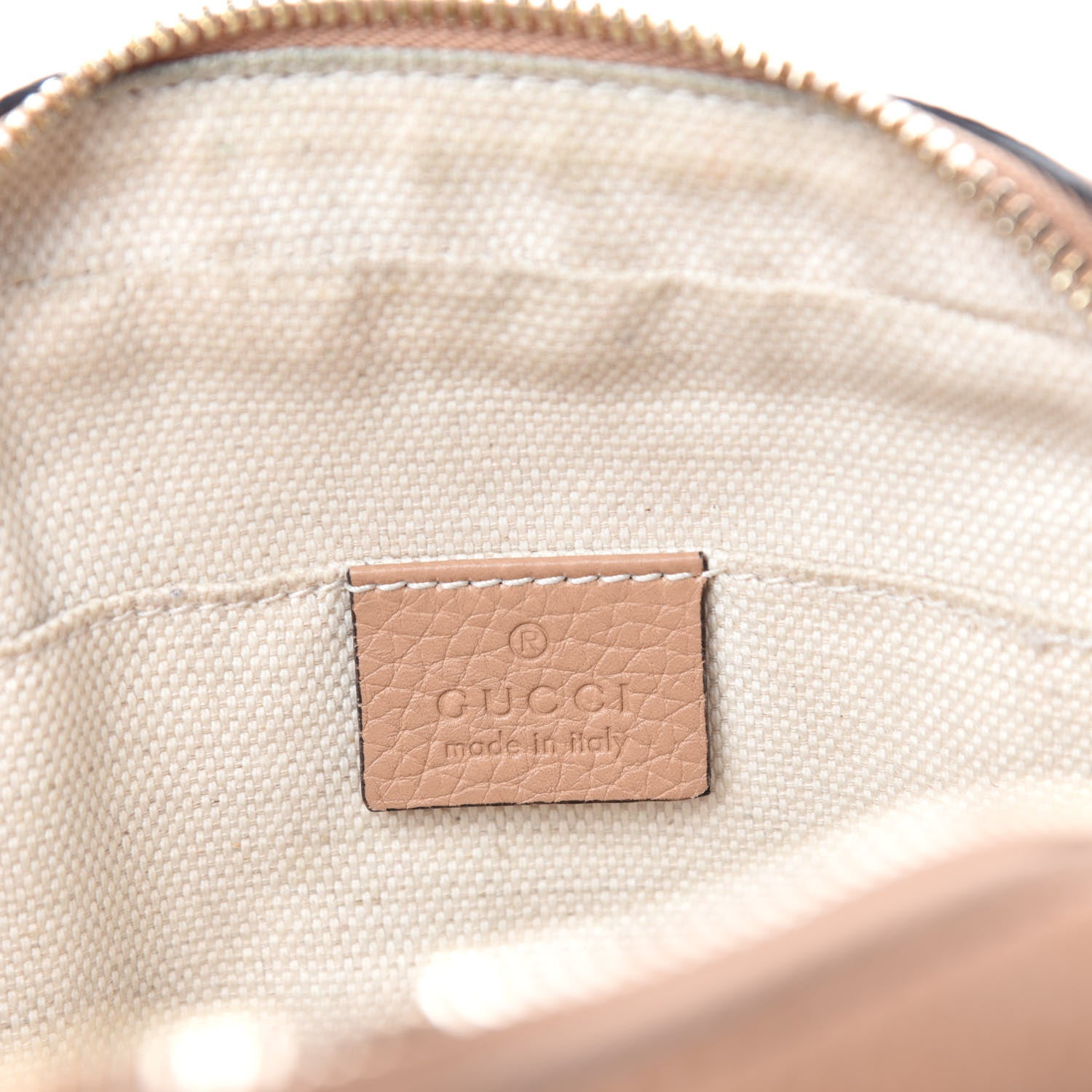 Gucci Pebbled Calfskin Small Soho Disco Bag Rose Beige 10 of 12